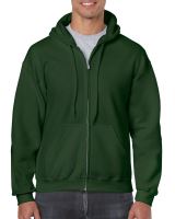 HEAVY BLEND™ ADULT FULL ZIP Kapucnis felső SWEATSHIRT Forest Green